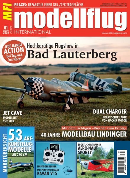 Modellflug International – Januar 2026 Cover