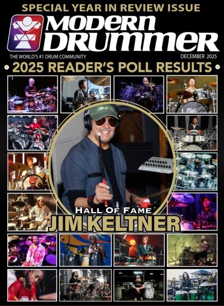 Modern Drummer Magazine – December 2025 Cover
