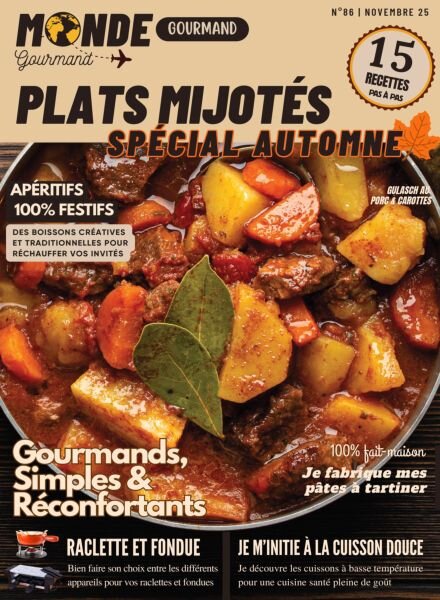 Monde Gourmand – Novembre 2025 Cover