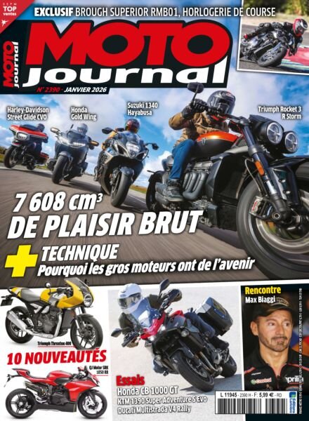 Moto Journal – Janvier 2026 Cover