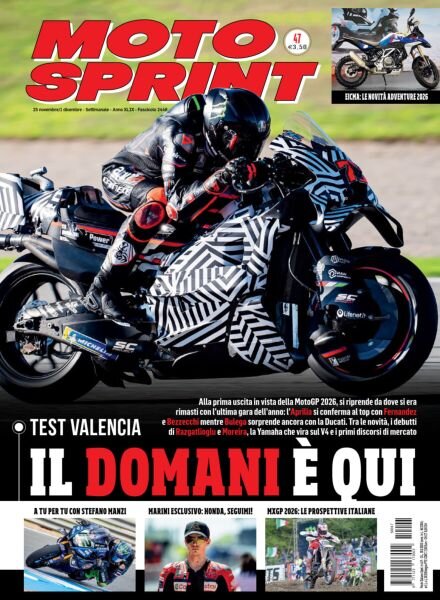 Moto Sprint – 25 Novembre 2025 Cover