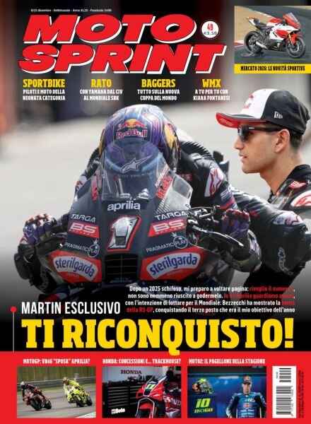 Moto Sprint – 9 Dicembre 2025 Cover