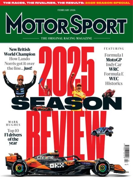 Motor Sport Magazine – February 2026 Cover