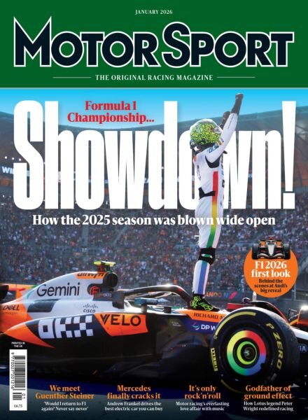 Motor Sport Magazine – January 2026 Cover