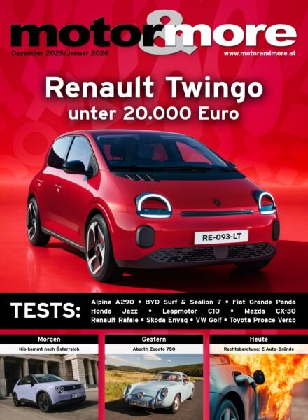 motor&more – Dezember 2025 – Januar 2026 Cover