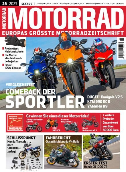 Motorrad – 4 Dezember 2025 Cover