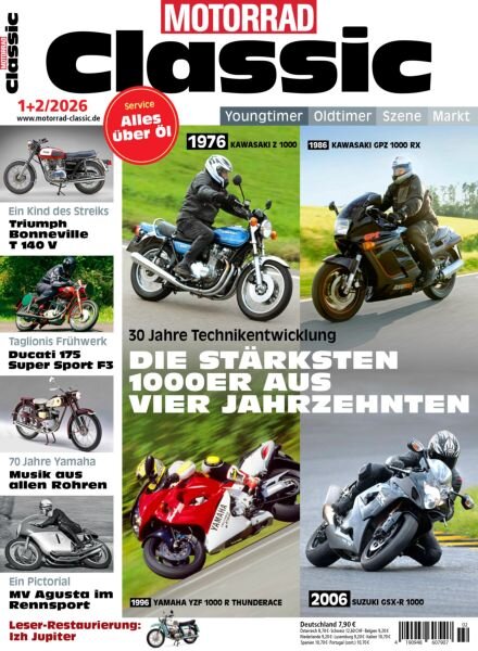 Motorrad Classic – Januar-Februar 2026 Cover