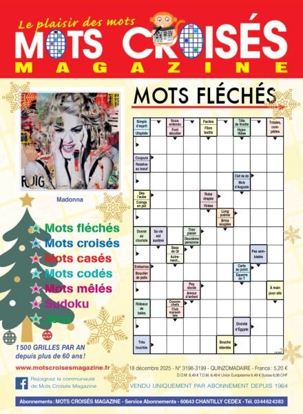 Mots Croises Magazine – 18 Decembre 2025 Cover
