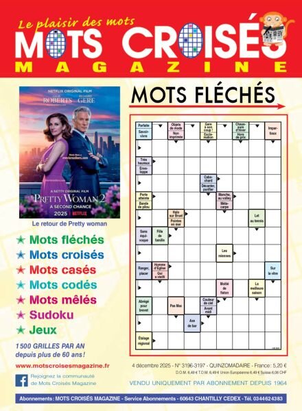 Mots Croises Magazine – 4 Decembre 2025 Cover