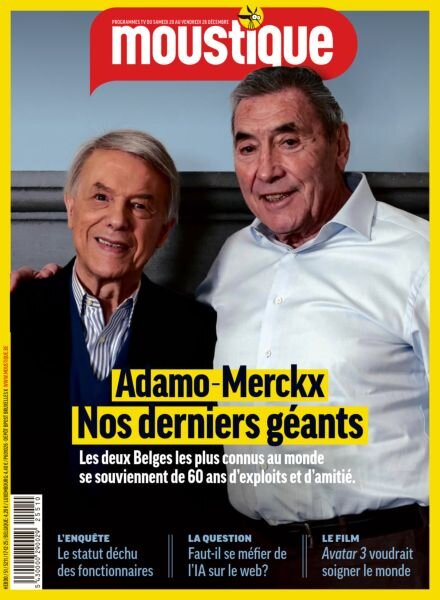 Moustique Magazine – 17 Decembre 2025 Cover