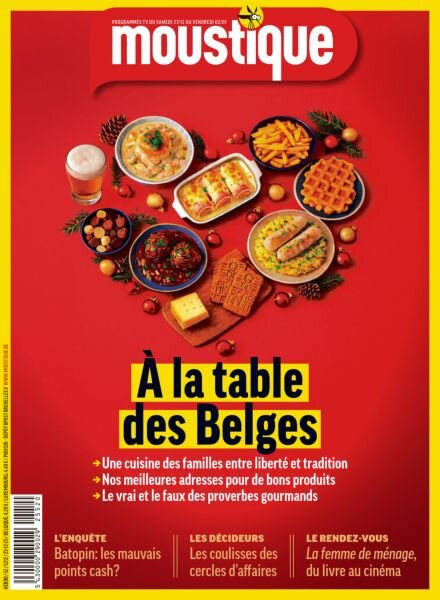 Moustique Magazine – 24 Decembre 2025 Cover