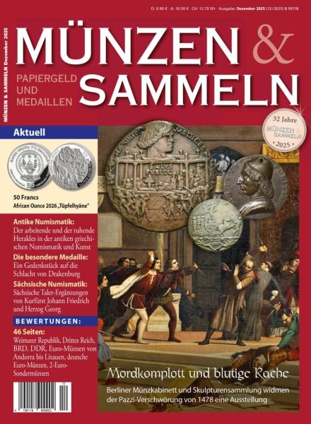 Munzen & Sammeln – Dezember 2025 Cover