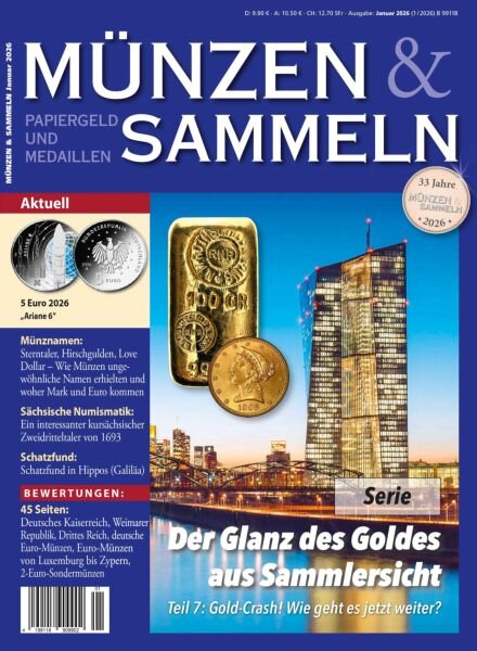 Munzen & Sammeln – Januar 2026 Cover