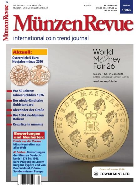 MunzenRevue – Januar 2026 Cover