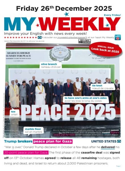 My Weekly fr – 26 Decembre 2025 Cover