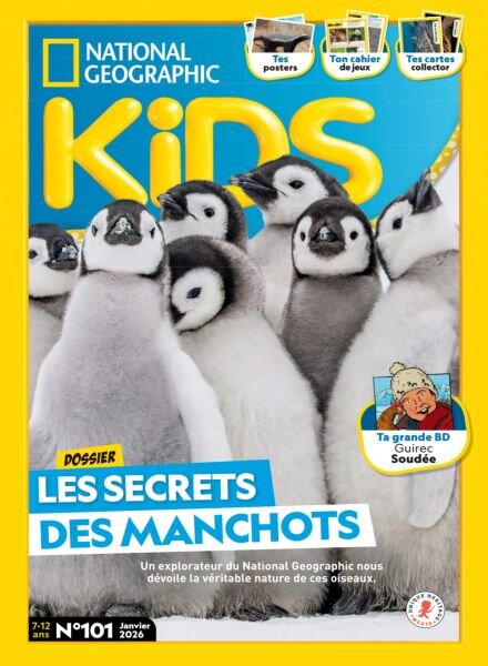 National Geographic Kids France – Janvier 2026 Cover