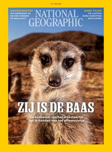 National Geographic Netherlands – Januari 2026 Cover