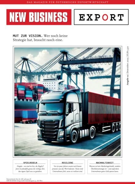 New Business Austria – Export – Dezember 2025 Cover