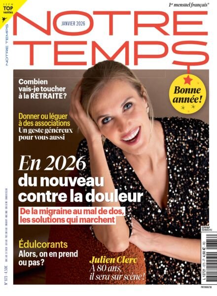 Notre Temps – Janvier 2026 Cover