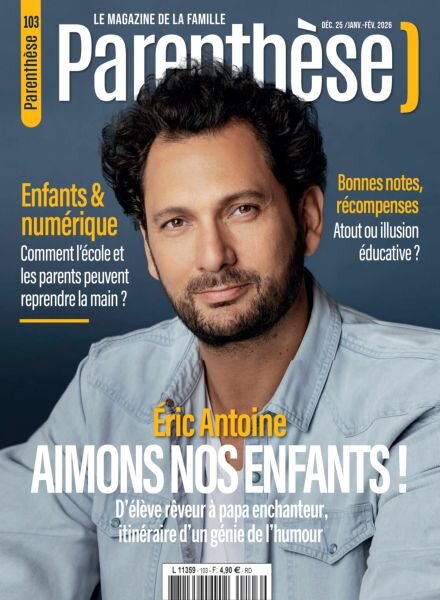 Parenthese – Decembre 2025 – Janvier-Fevrier 2026 Cover