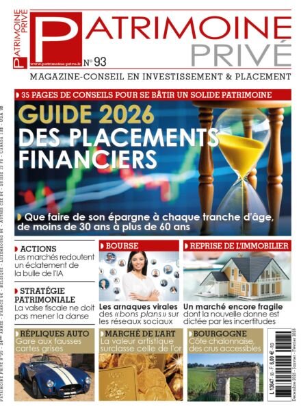 Patrimoine Prive – Decembre 2025 – Fevrier 2026 Cover