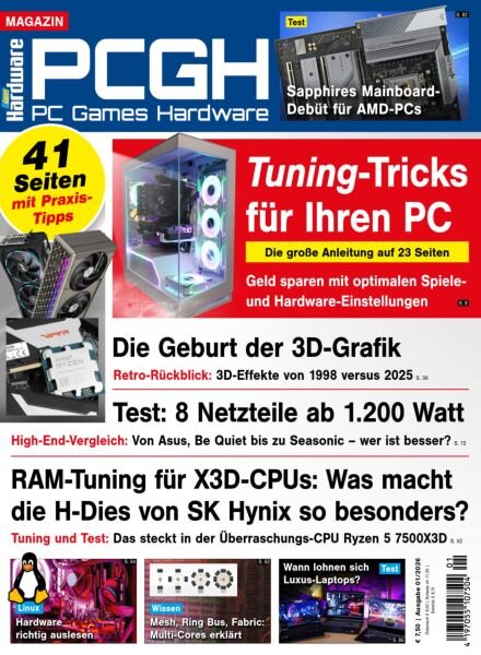 PC Games Hardware – Januar 2026 Cover