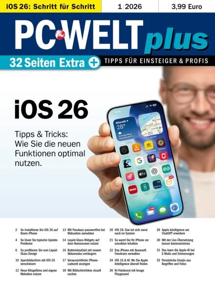 PC-Welt Plus – Januar 2026 Cover