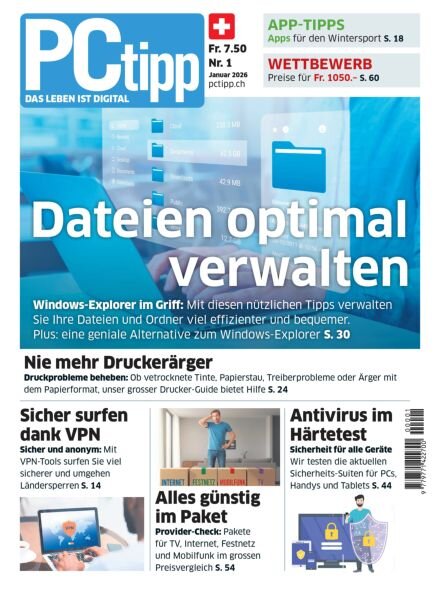 PCtipp – Januar 2026 Cover