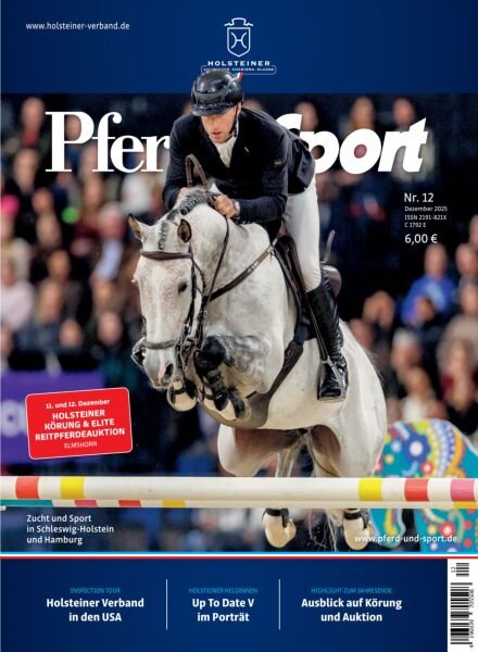 Pferd + Sport Holsteiner – Dezember 2025 Cover