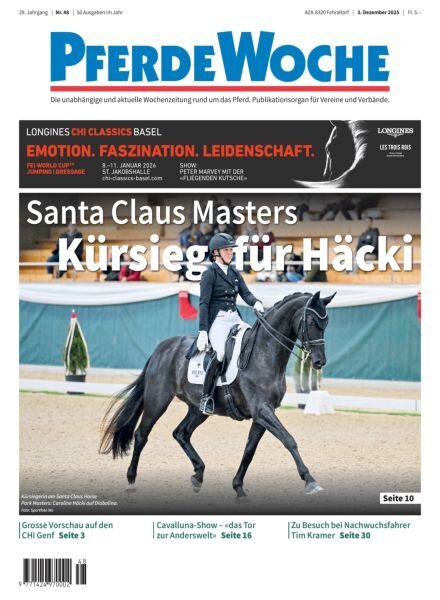 PferdeWoche – 3 Dezember 2025 Cover