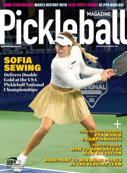 Pickleball Magazine – November-December 2025 Cover