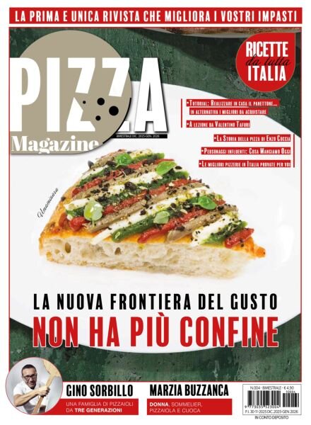 Pizza Magazine – Dicembre 2025 – Gennaio 2026 Cover