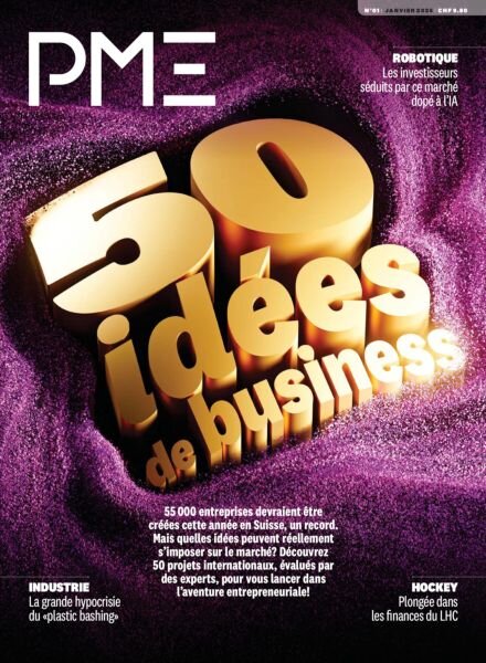 PME Magazine – Janvier 2026 Cover