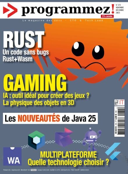 Programmez! – Novembre-Decembre 2025 Cover