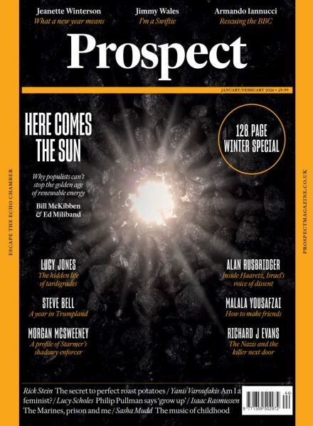 Prospect Magazine – January-February 2026 Cover