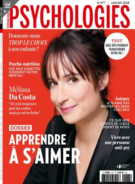 Psychologies France – Janvier 2026 Cover