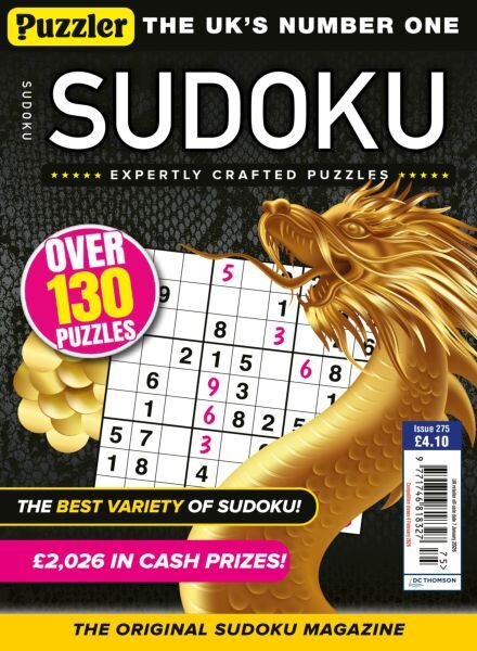Puzzler Sudoku – Issue 275 2025 Cover