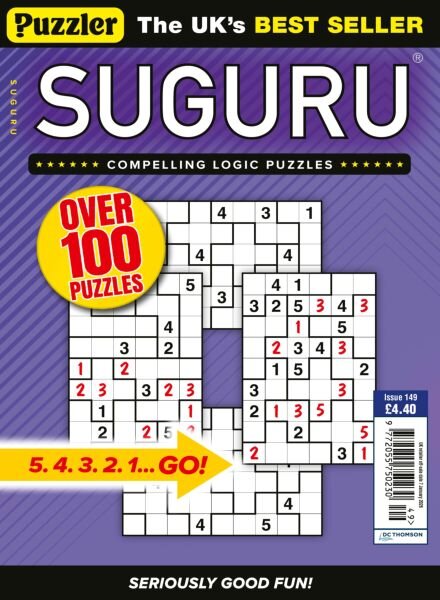 Puzzler Suguru – Issue 149 2025 Cover