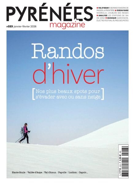 Pyrenees Magazine – Janvier-Fevrier 2026 Cover