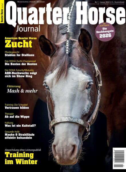 Quarter Horse Journal – Januar 2026 Cover