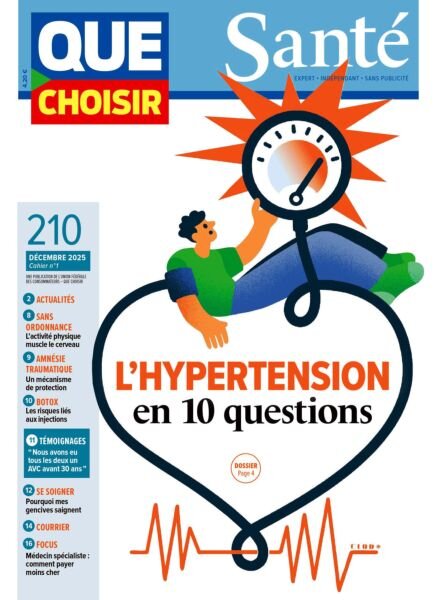 Que Choisir Sante – Decembre 2025 Cover