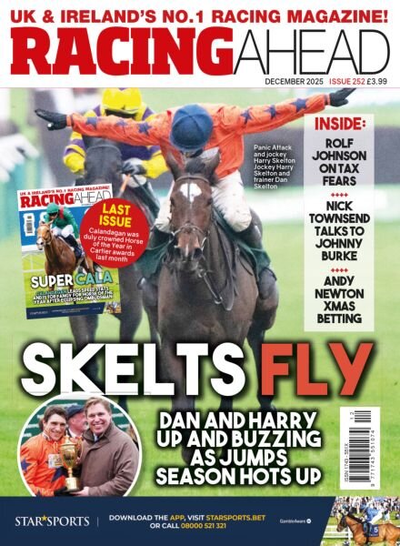 Racing Ahead – December 2025 Cover