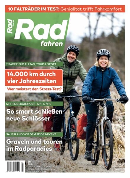 Radfahren – Dezember 2025 Cover