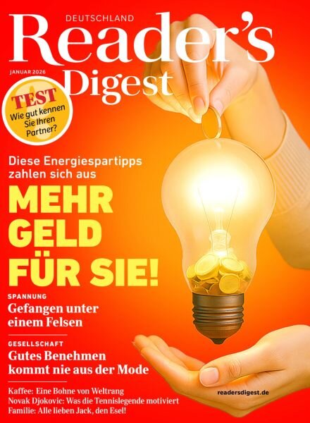 Reader’s Digest Germany – Januar 2026 Cover