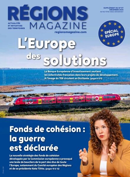 Regions Magazine Supplement Regional – Decembre 2025 Cover