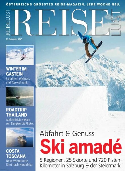 Reiselust – 16 Dezember 2025 Cover