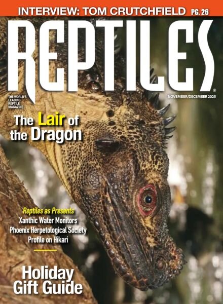 Reptiles Magazine – November-December 2025 Cover