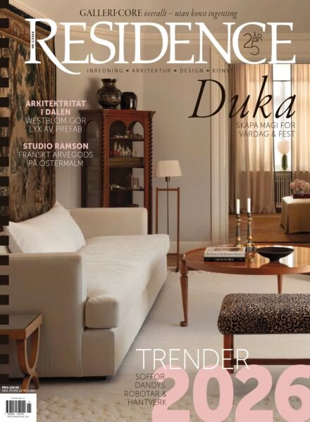 Residence – 1 November 2025 Cover
