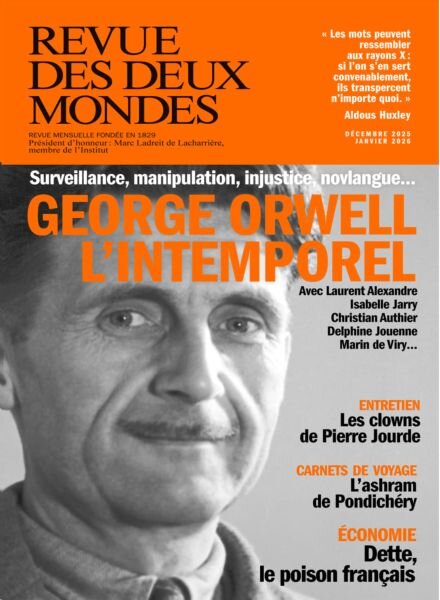 Revue Des Deux Mondes – Decembre 2025 – Janvier 2026 Cover