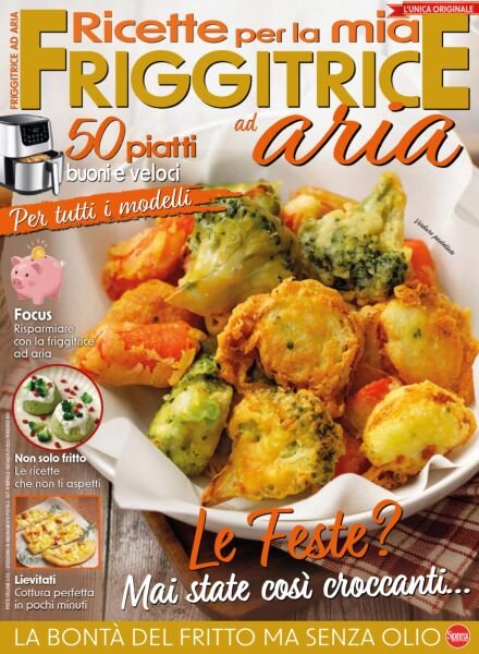 Ricette Per Friggitrici Ad Aria – Dicembre 2025 – Gennnaio 2026 Cover